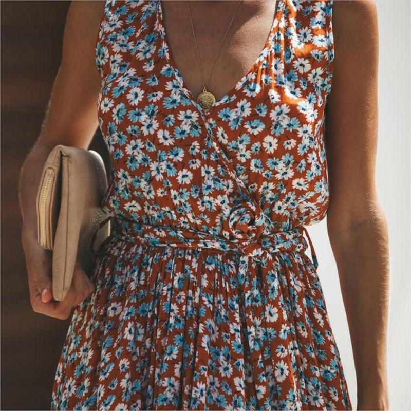 Miss | Jurk Dames Maxi Bloemenprint - Viscose