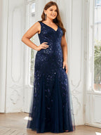 Miss | Jurk Dames Maxi Elegant - Pailletten