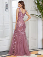 Miss | Jurk Dames Maxi Elegant - Pailletten