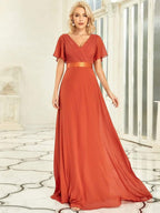 Miss | Jurk Dames Maxi Empire - Chiffon