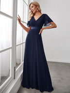 Miss | Jurk Dames Maxi Empire - Chiffon