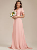 Miss | Jurk Dames Maxi Empire - Chiffon