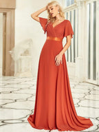Miss | Jurk Dames Maxi Empire - Chiffon