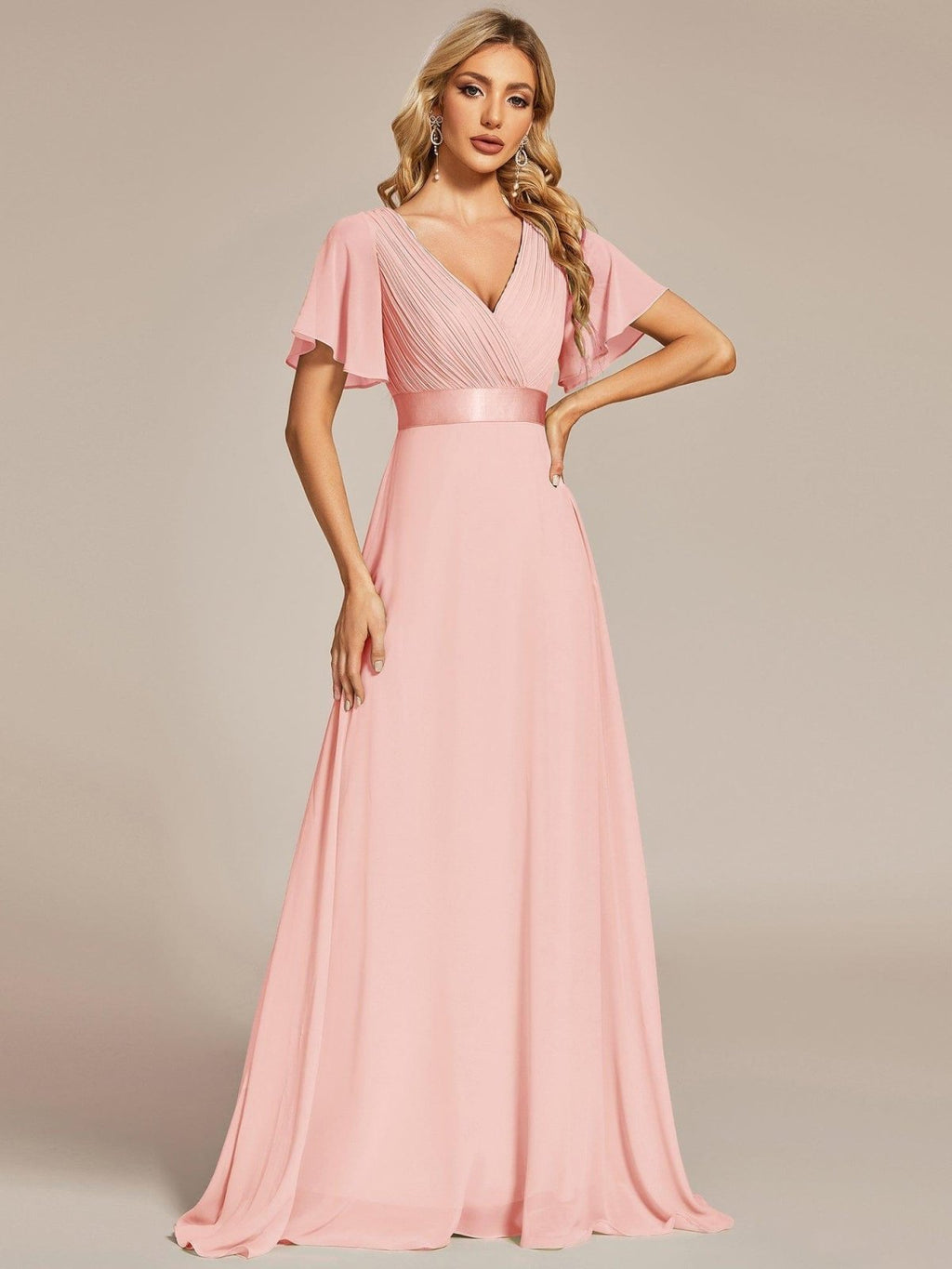 Miss | Jurk Dames Maxi Empire - Chiffon