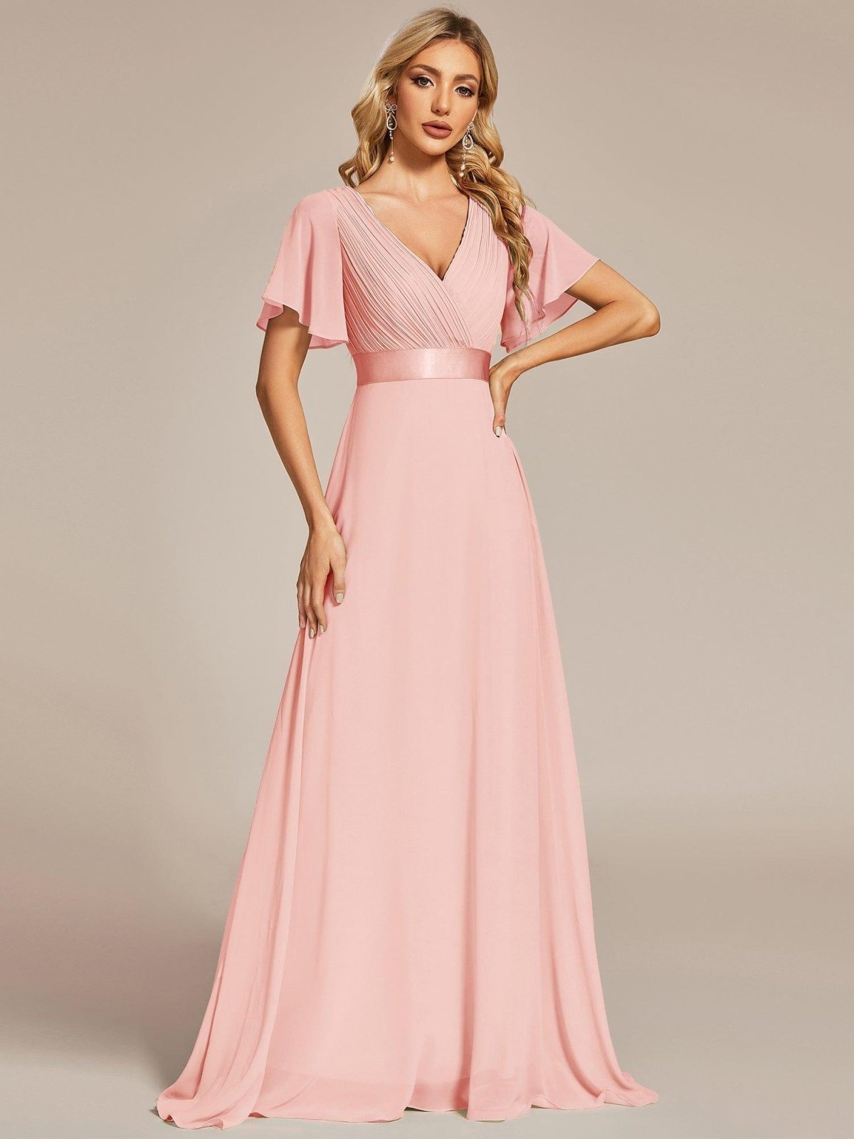 Sienna’s | Dress Women Maxi Empire – Chiffon