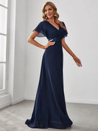 Miss | Jurk Dames Maxi Empire - Chiffon