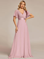 Miss | Jurk Dames Maxi Empire - Chiffon