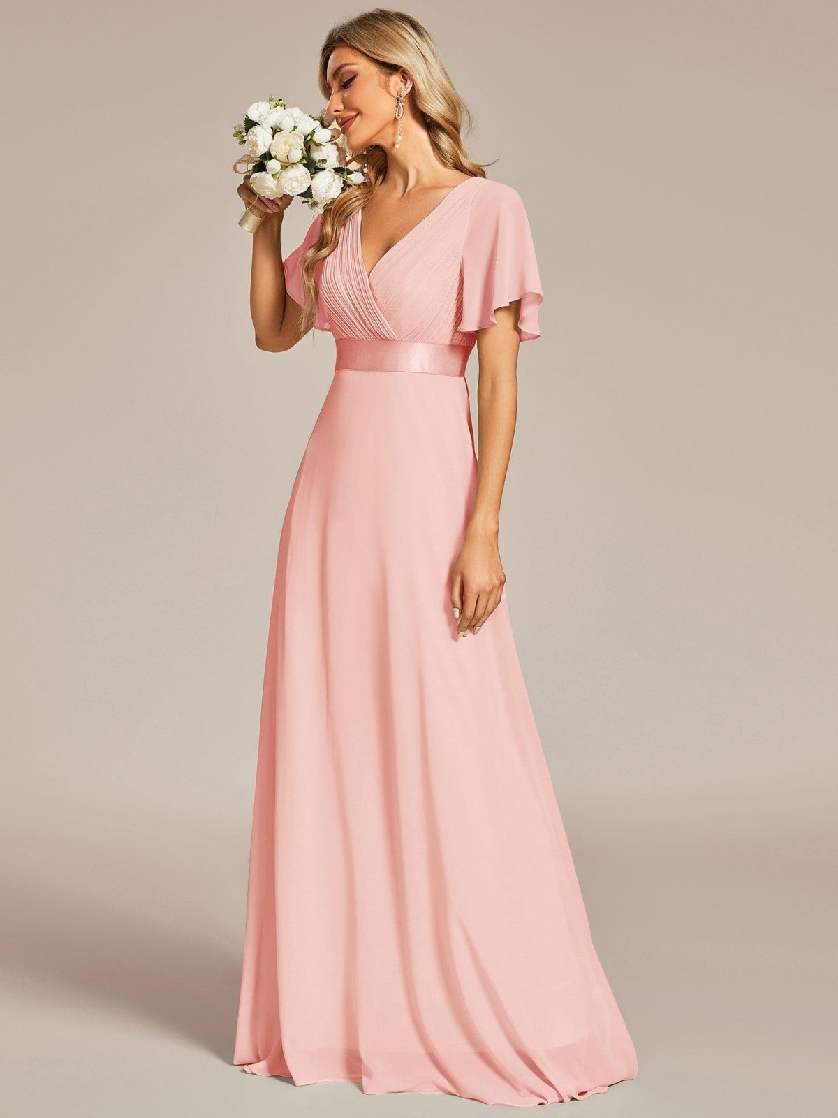 Sienna’s | Dress Women Maxi Empire – Chiffon
