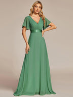 Miss | Jurk Dames Maxi Empire - Chiffon