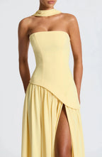 Miss | Jurk Dames Maxi Strapless - Viscose Blend