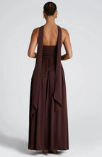 Miss | Jurk Dames Maxi Strapless - Viscose Blend