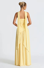 Miss | Jurk Dames Maxi Strapless - Viscose Blend