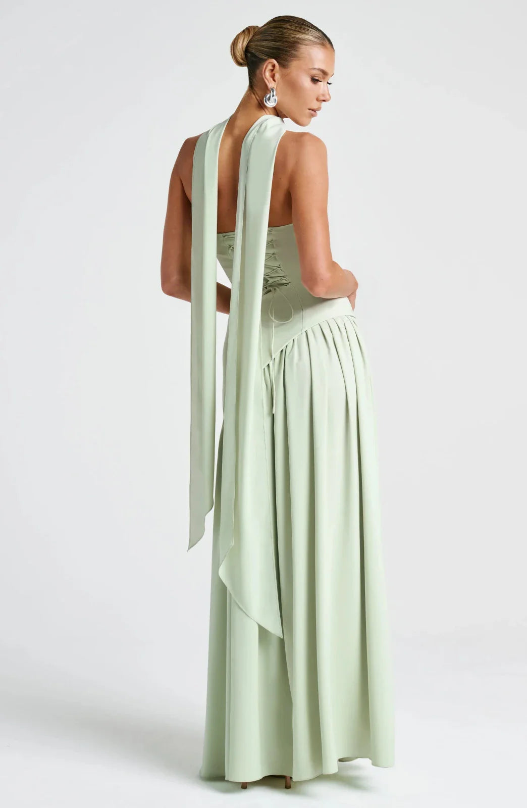 Miss | Jurk Dames Maxi Strapless - Viscose Blend
