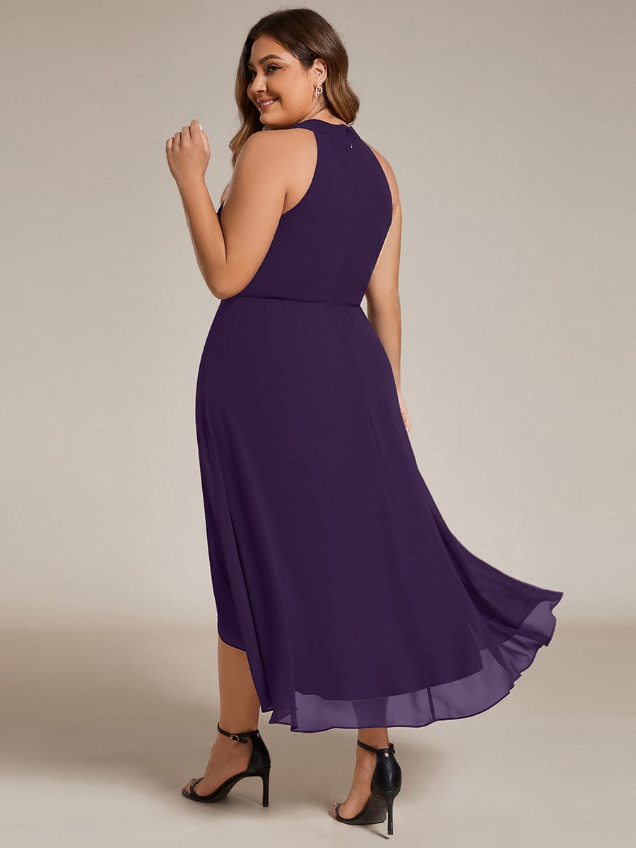 Sienna’s | Dress Women Midi A‑Line Elegant – Chiffon