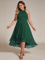 Miss | Jurk Dames Midi A-lijn Elegant - Chiffon