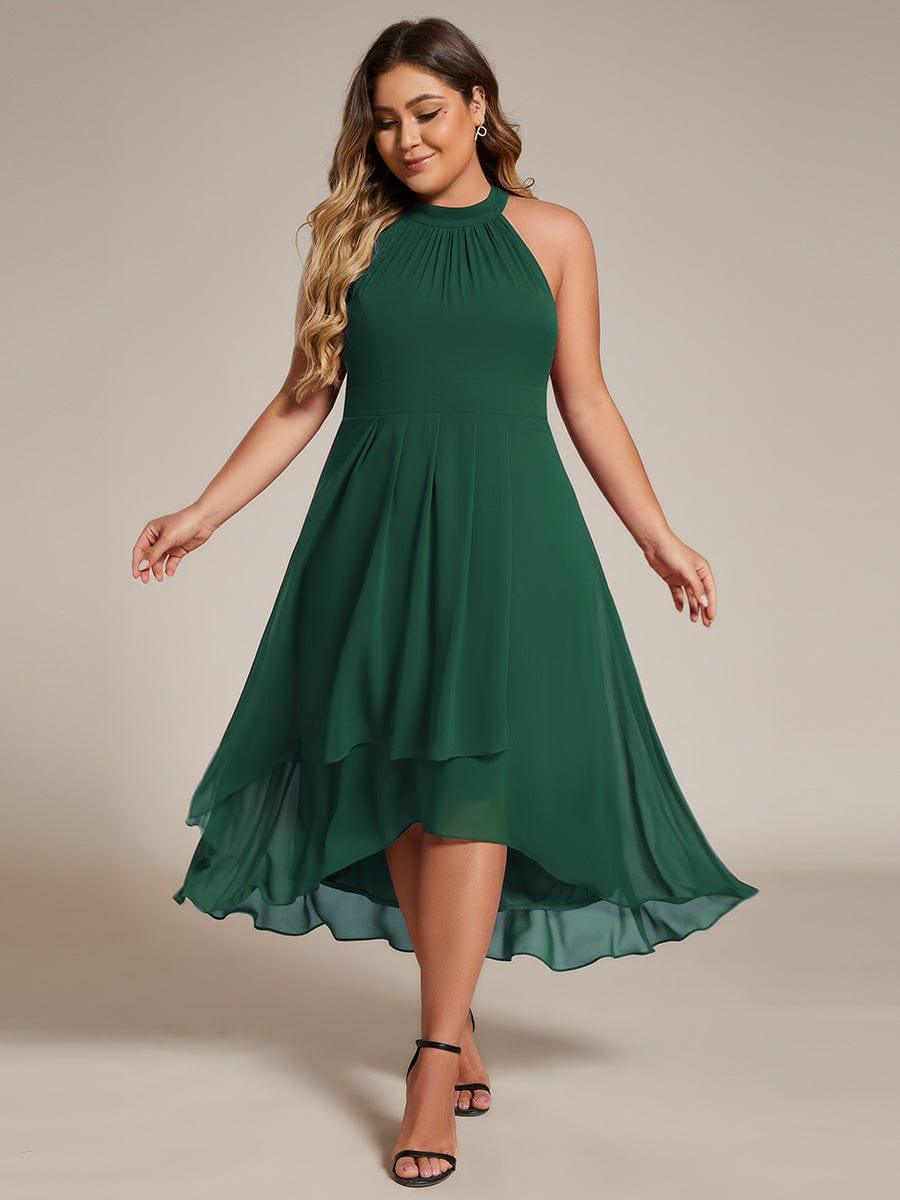 Sienna’s | Dress Women Midi A‑Line Elegant – Chiffon
