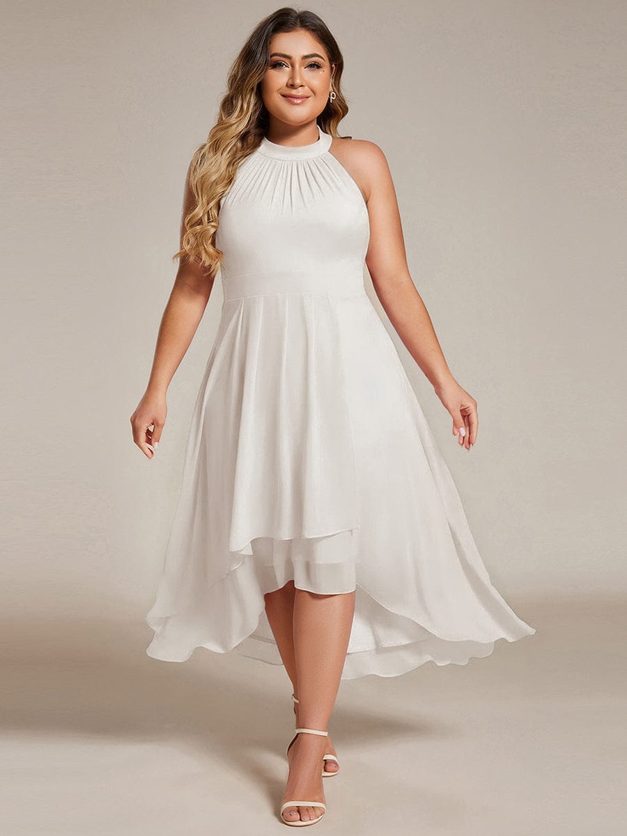 Sienna’s | Dress Women Midi A‑Line Elegant – Chiffon