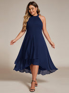 Miss | Jurk Dames Midi A-lijn Elegant - Chiffon
