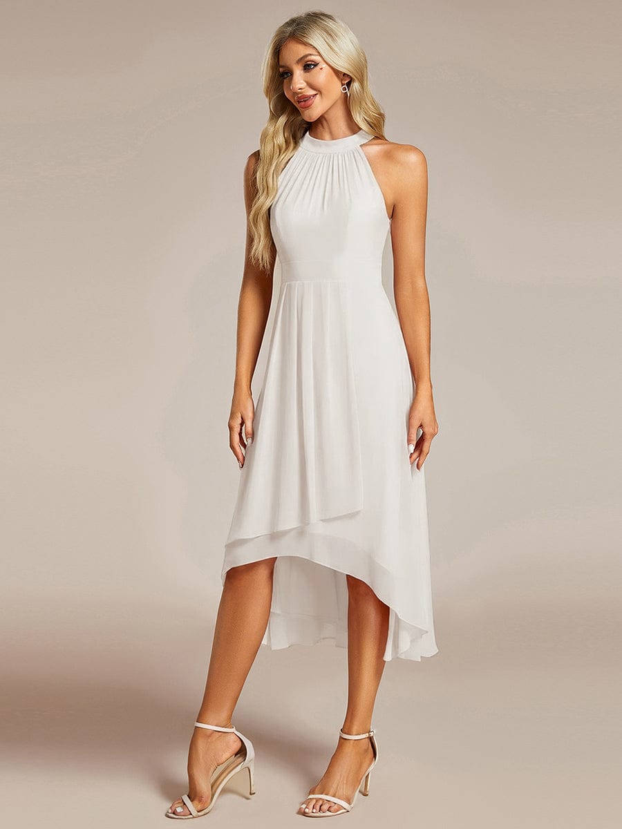 Sienna’s | Dress Women Midi A‑Line Elegant – Chiffon