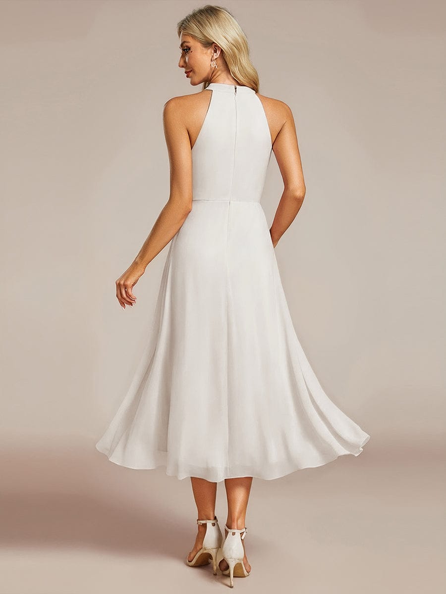 Sienna’s | Dress Women Midi A‑Line Elegant – Chiffon