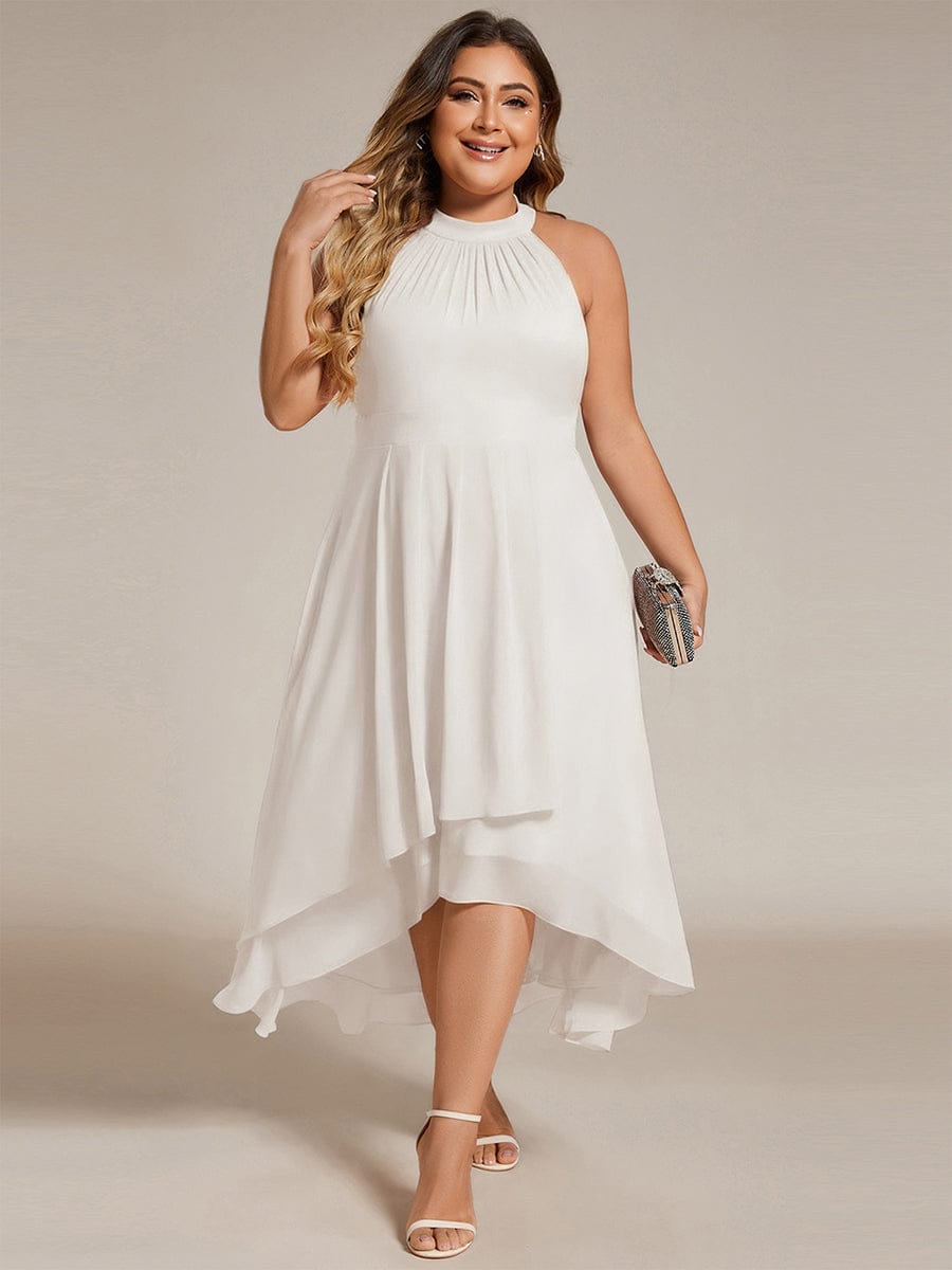 Sienna’s | Dress Women Midi A‑Line Elegant – Chiffon