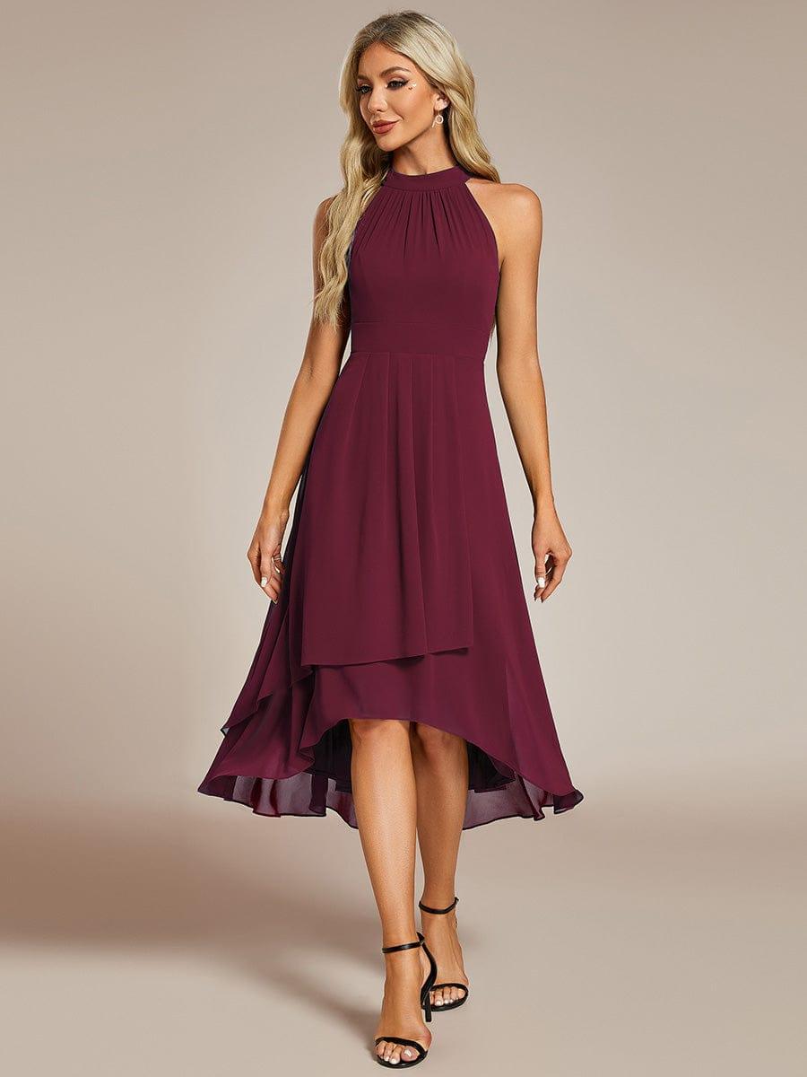 Sienna’s | Dress Women Midi A‑Line Elegant – Chiffon