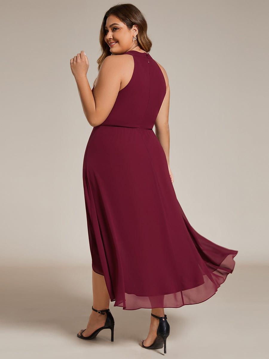 Sienna’s | Dress Women Midi A‑Line Elegant – Chiffon