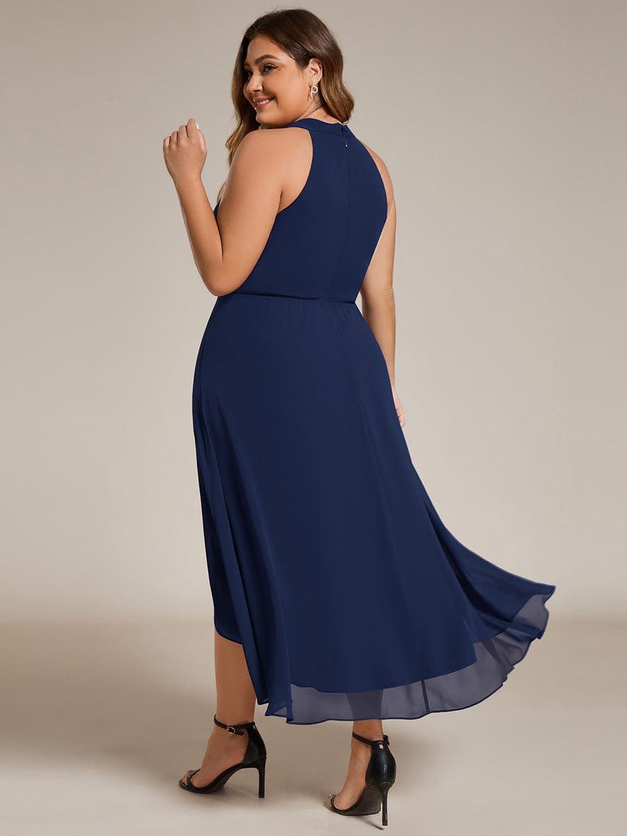 Sienna’s | Dress Women Midi A‑Line Elegant – Chiffon