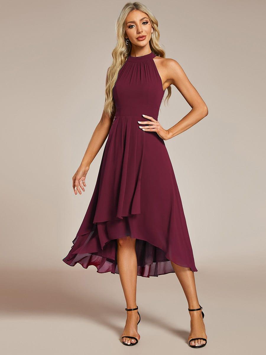 Sienna’s | Dress Women Midi A‑Line Elegant – Chiffon