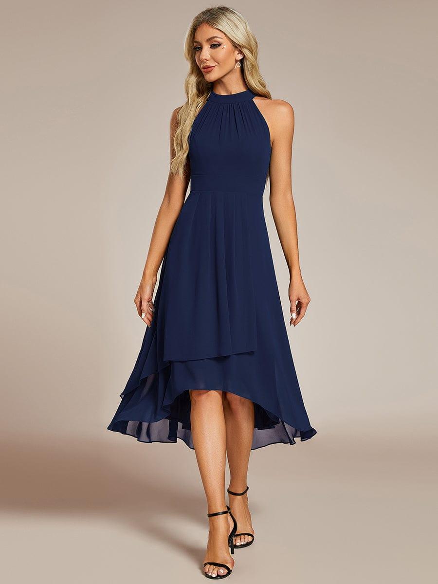 Sienna’s | Dress Women Midi A‑Line Elegant – Chiffon
