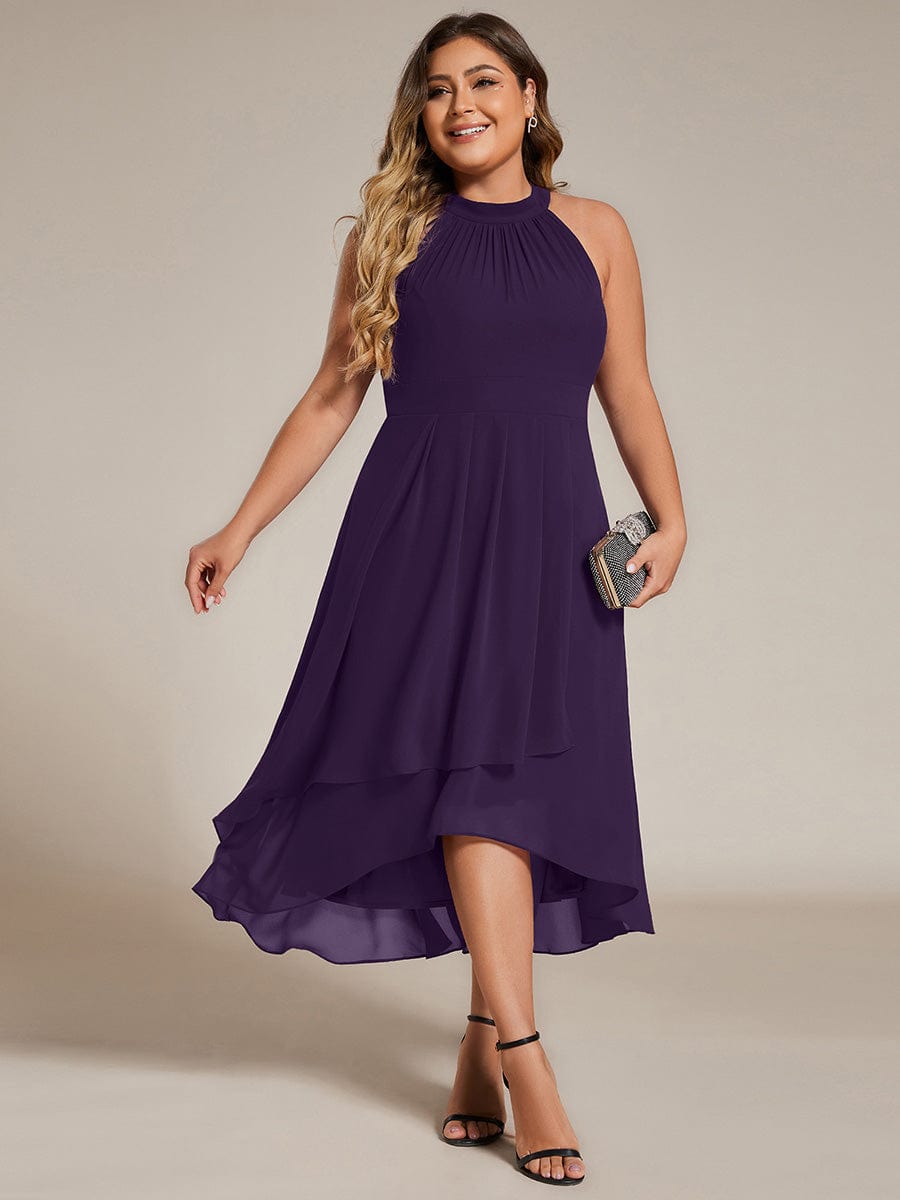 Sienna’s | Dress Women Midi A‑Line Elegant – Chiffon