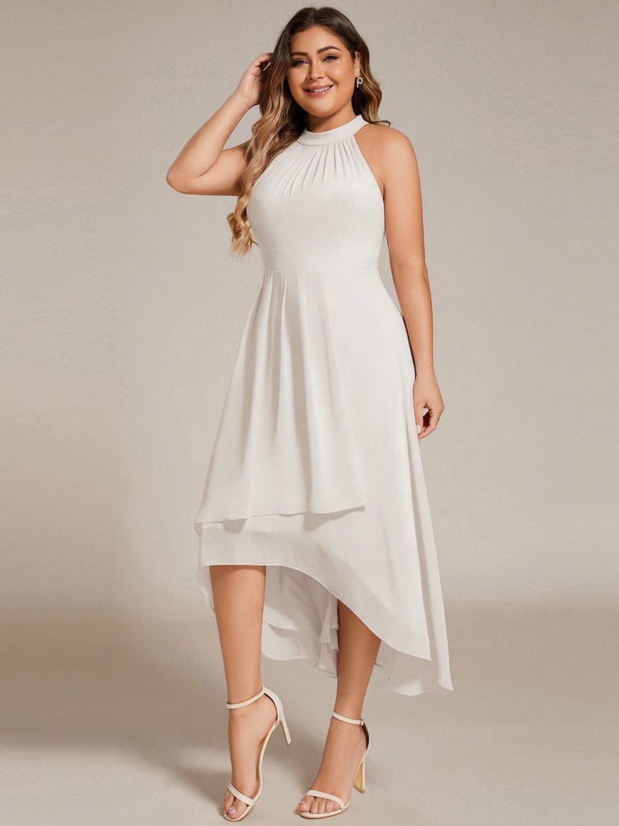 Sienna’s | Dress Women Midi A‑Line Elegant – Chiffon