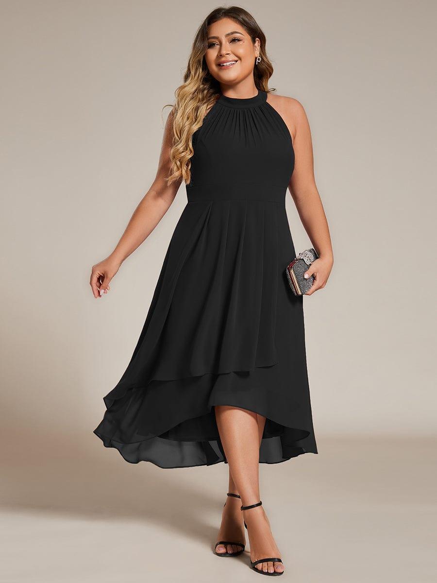 Sienna’s | Dress Women Midi A‑Line Elegant – Chiffon
