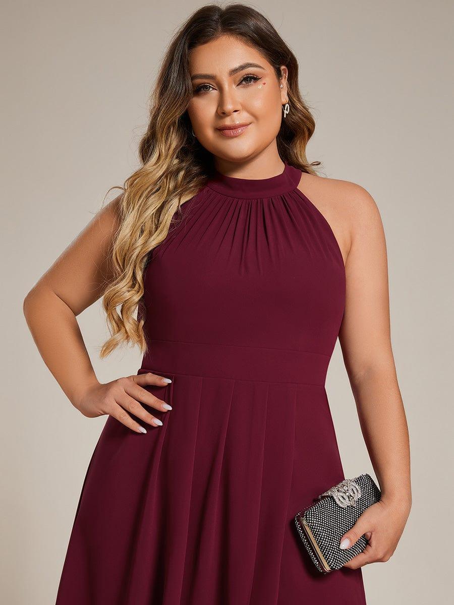 Sienna’s | Dress Women Midi A‑Line Elegant – Chiffon