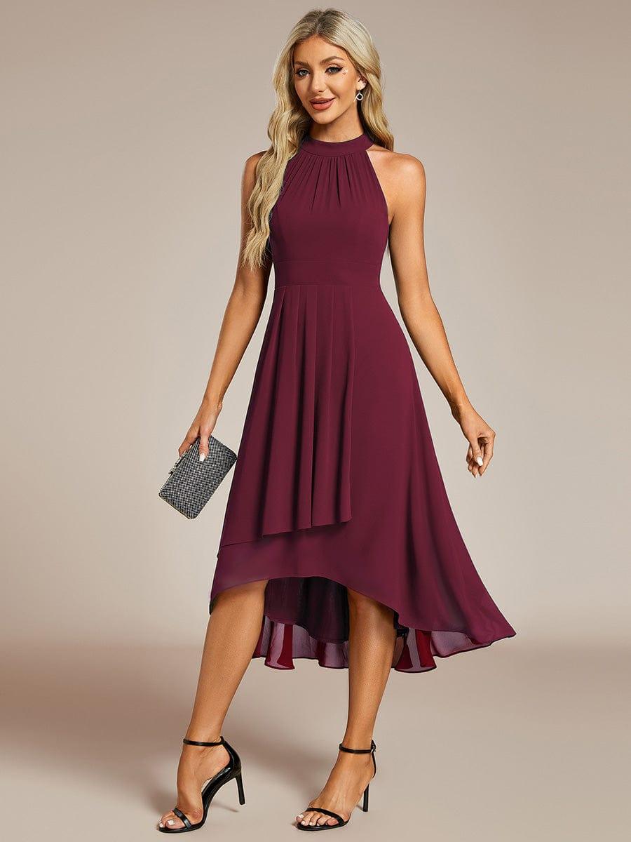 Sienna’s | Dress Women Midi A‑Line Elegant – Chiffon