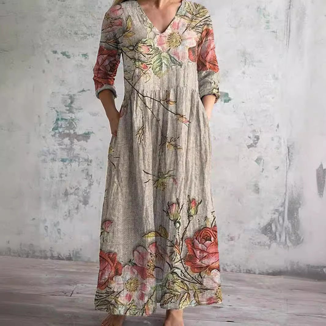 Miss | Jurk Dames Midi Casual - Polyester Mix