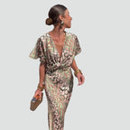 Miss | Jurk Dames Midi Elegant - Chiffon