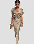 Miss | Jurk Dames Midi Elegant - Chiffon