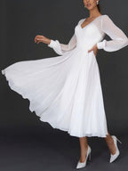 Miss | Jurk Dames Midi Elegant - Chiffon