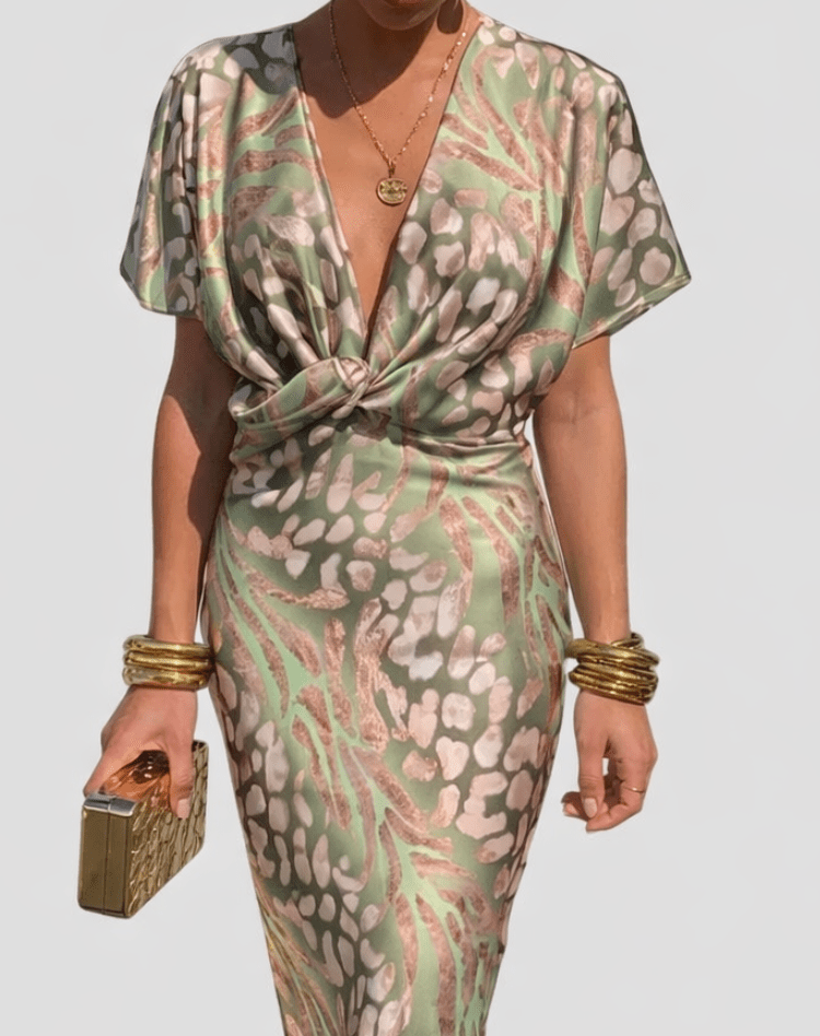 Miss | Jurk Dames Midi Elegant - Chiffon
