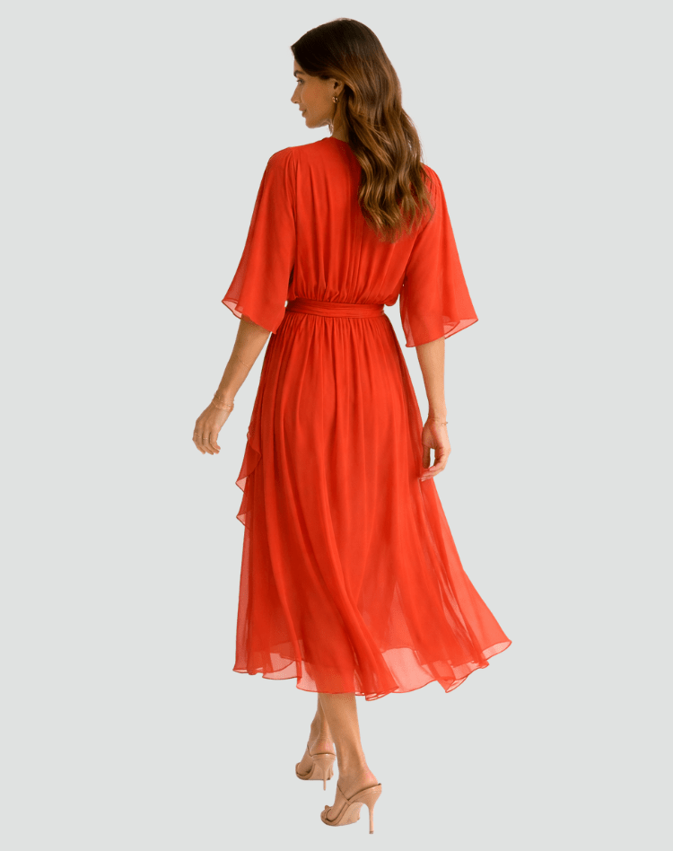 Miss | Jurk Dames Midi Elegant - Polyester