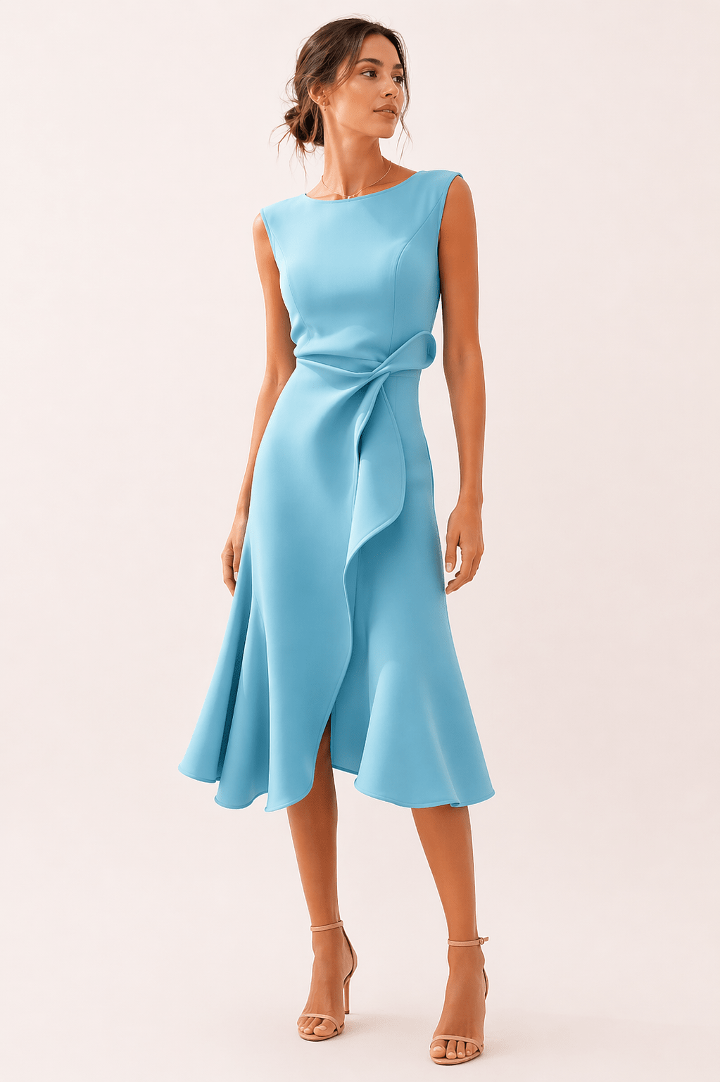 Miss | Jurk Dames Midi Elegant - Polyester