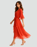 Miss | Jurk Dames Midi Elegant - Polyester