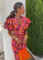 Miss | Jurk Dames Midi Zomer - Polyester