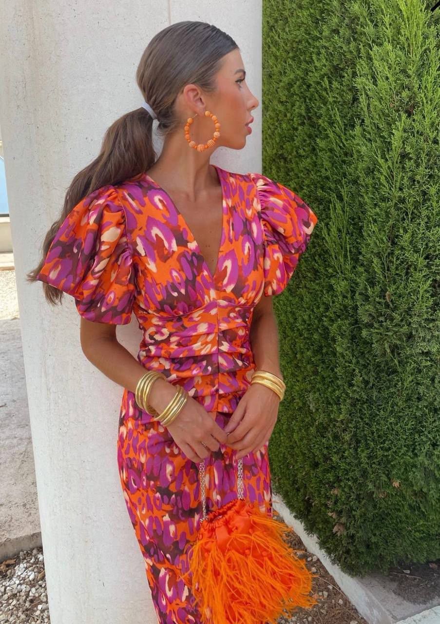 Miss | Jurk Dames Midi Zomer - Polyester