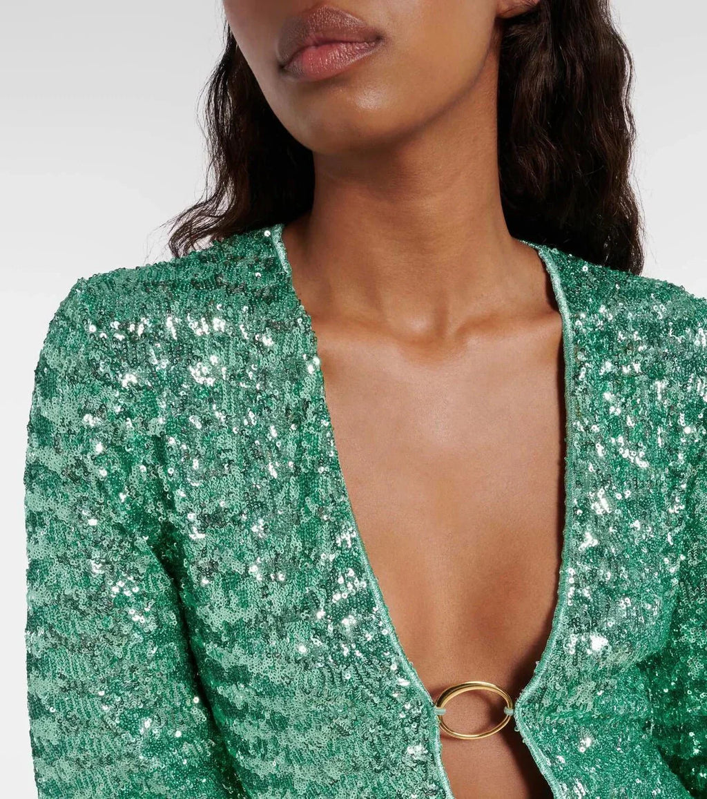 Miss | Jurk Dames Mini Glitter Avond - Polyester