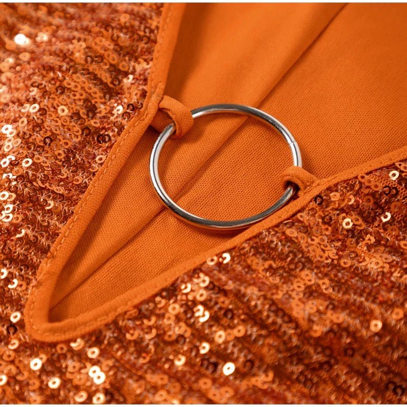 Miss | Jurk Dames Mini Glitter Avond - Polyester