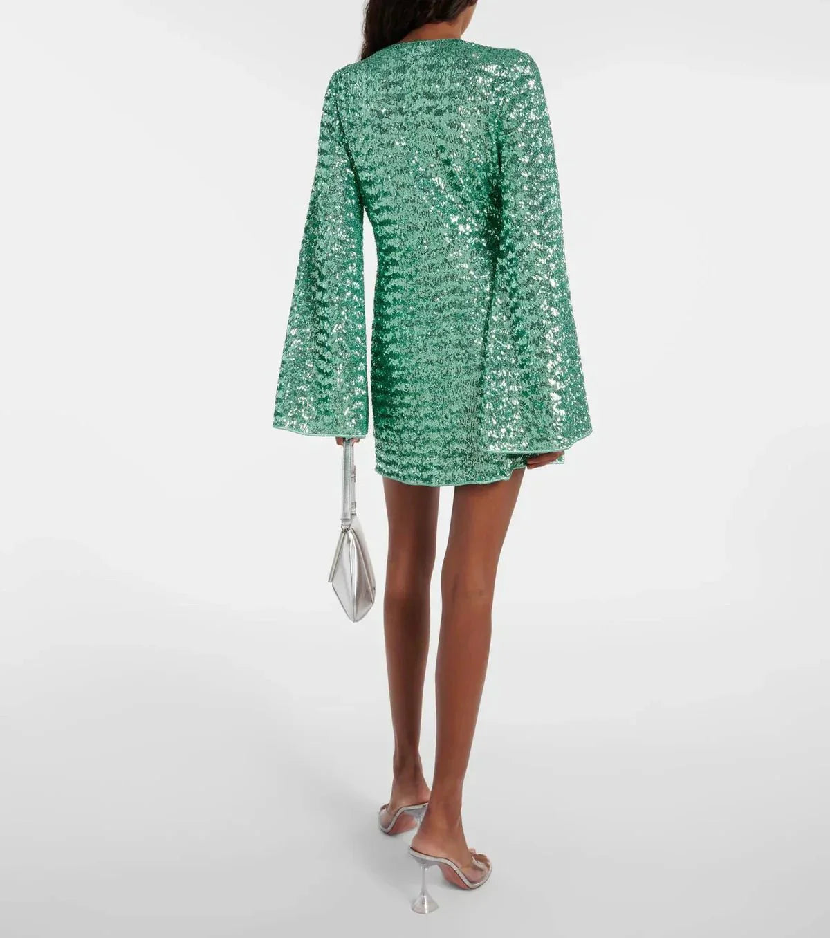Miss | Jurk Dames Mini Glitter Avond - Polyester