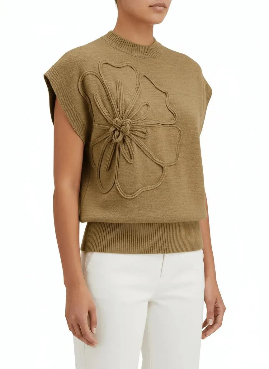Miss | Knit Top Dames Casual - Zachte brei, katoen &amp; synthetisch mengsel