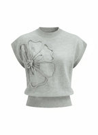 Miss | Knit Top Dames Casual - Zachte brei, katoen &amp; synthetisch mengsel